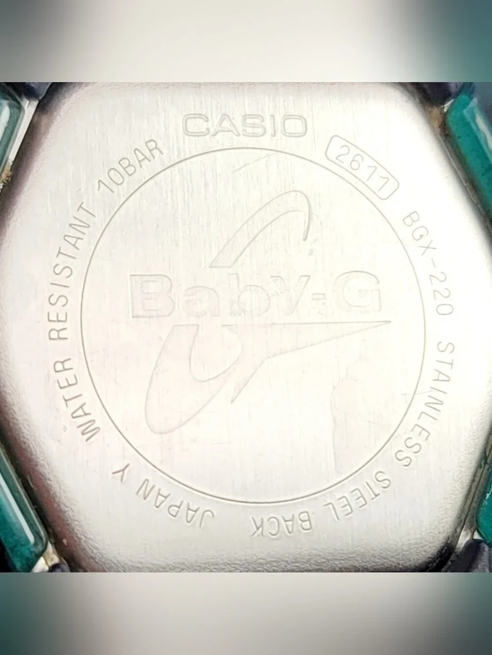 Casio Baby-G BGX-220 Tough Solar Tide Graph Blue Digital Watch Module 2611 Japan